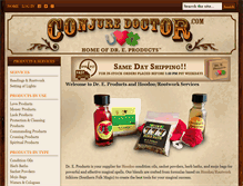 Tablet Screenshot of conjuredoctor.com